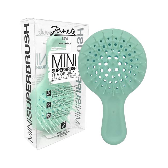 JANEKE MINI SUPERBRUSH MINT plaukų šepetys