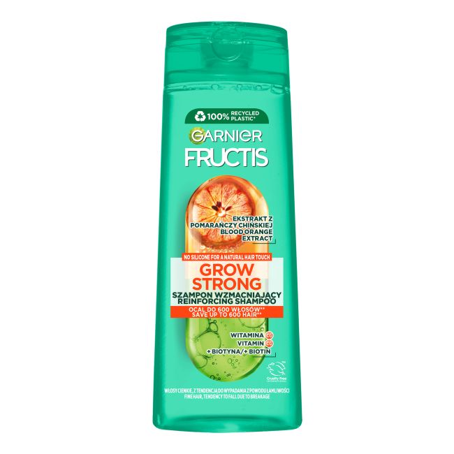 GARNIER FRUCTIS GROW STRONG plaukų šampūnas, 400 ml