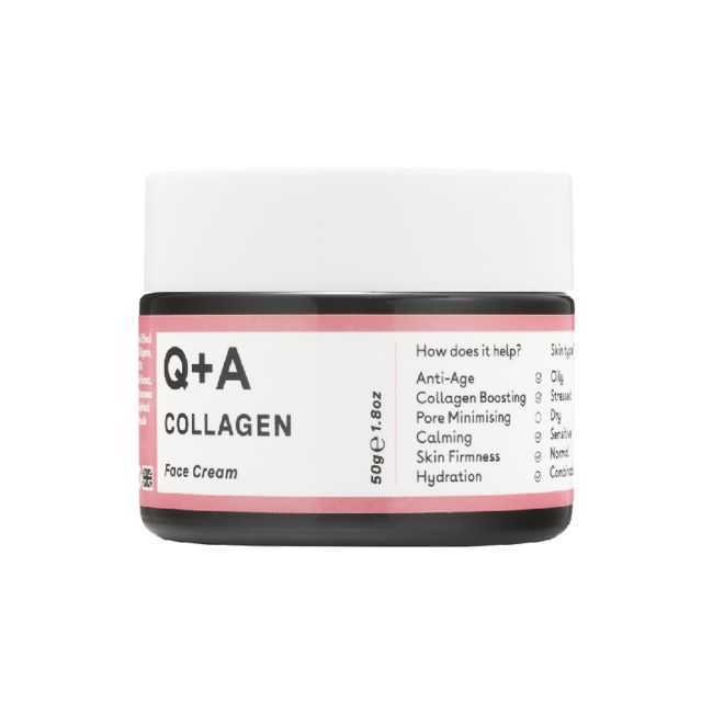 Q+A COLLAGEN ANTI-AGE veido kremas, 50 g