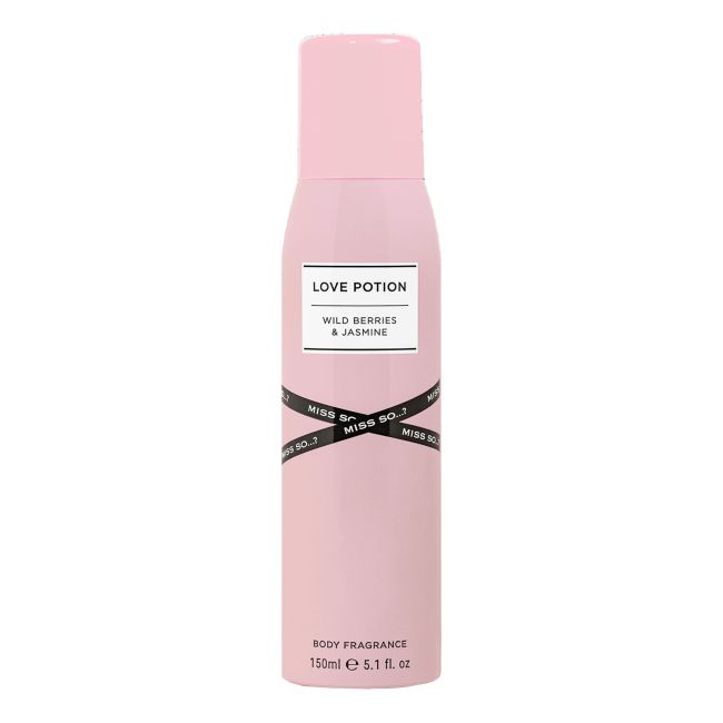 MISS SO...? LOVE POTION kūno dezodorantas, 150 ml