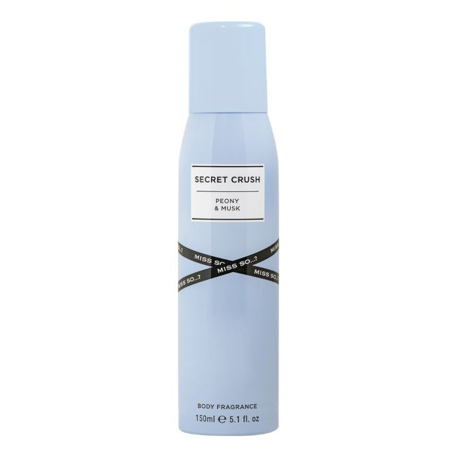 MISS SO...? SECRET CRUSH kūno dezodorantas, 150 ml
