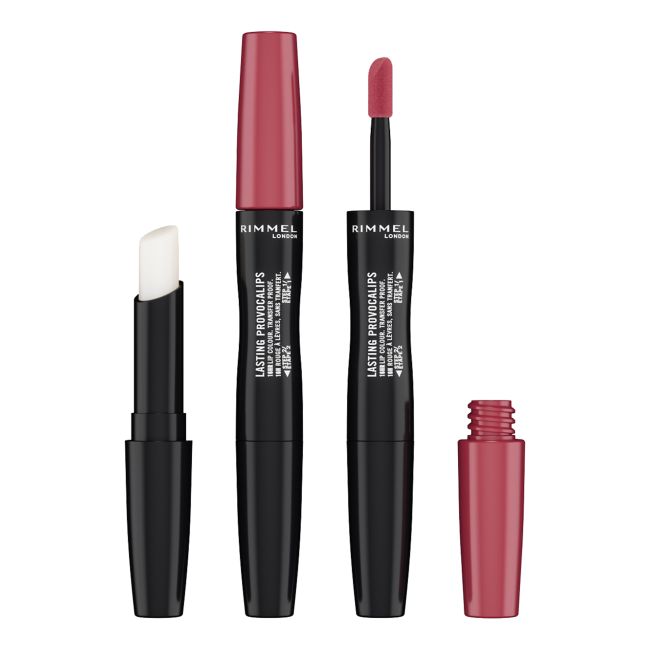 RIMMEL LASTING PROVOCALIPS skystieji lūpų dažai, 2,3 ml + 1,6 ml