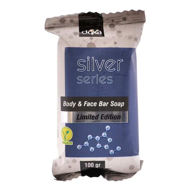 DOXA SILVER SERIES kūno ir veido muilas, 100 g
