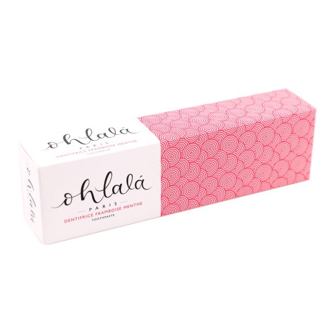 OHLALA DENTIFRICE FRAMBOISE MENTHE dantų pasta, 75 ml
