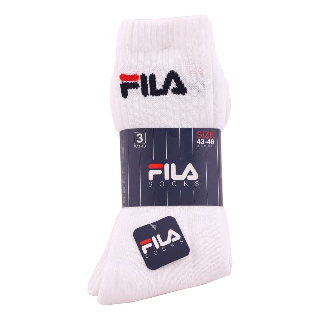 FILA WHITE F9505 kojinės (3 poros)