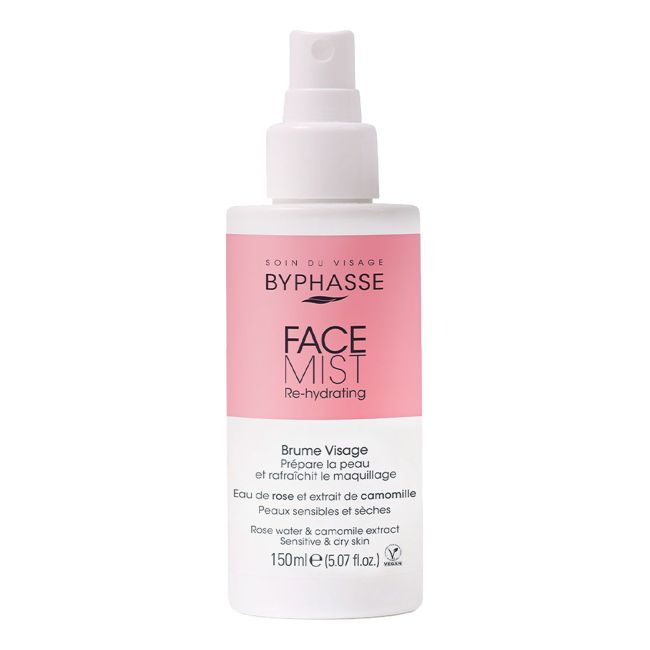 BYPHASSE RE-HYDRATING veido migla, 150 ml
