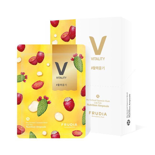 FRUDIA MY ORCHARD SQUEEZE CACTUS veido kaukės, 10 x 20 ml