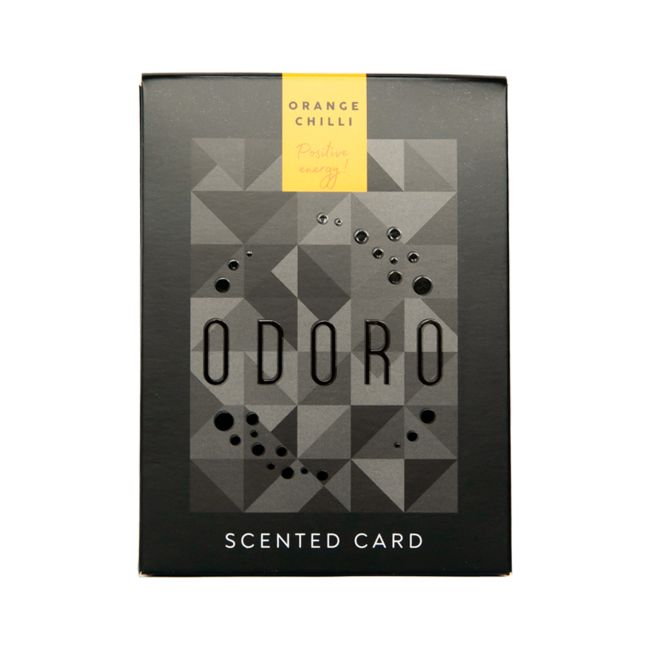 ODORO MOOD ORANGE CHILLI kvepianti kortelė, 20 g