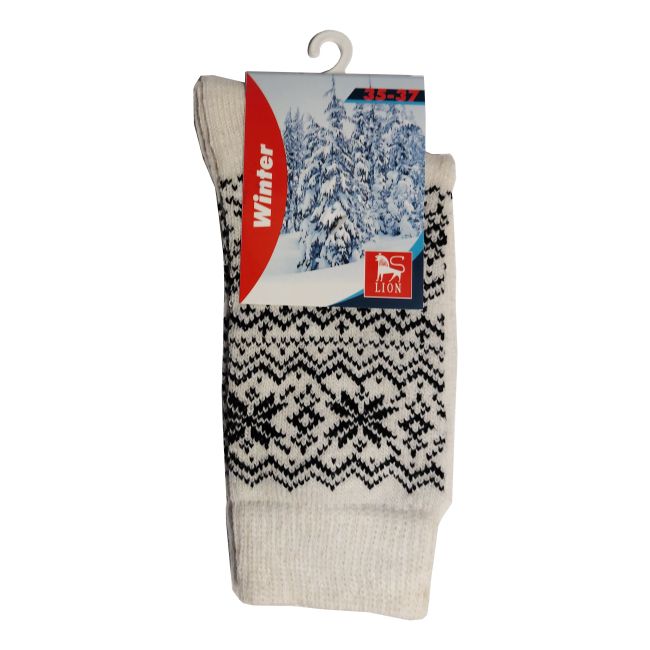 LION WINTER 40% VILNA moterų kojinės