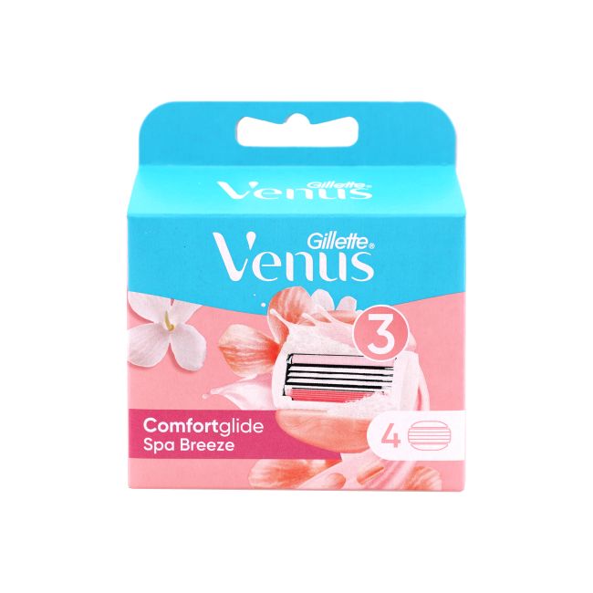 GILLETTE VENUS SPA BREEZE skustuvo galvutės (4 vnt.)