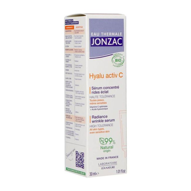 EAU THERMALE JONZAC HYALU ACTIV C RADIANCE WRINKLE serumas, 30 ml