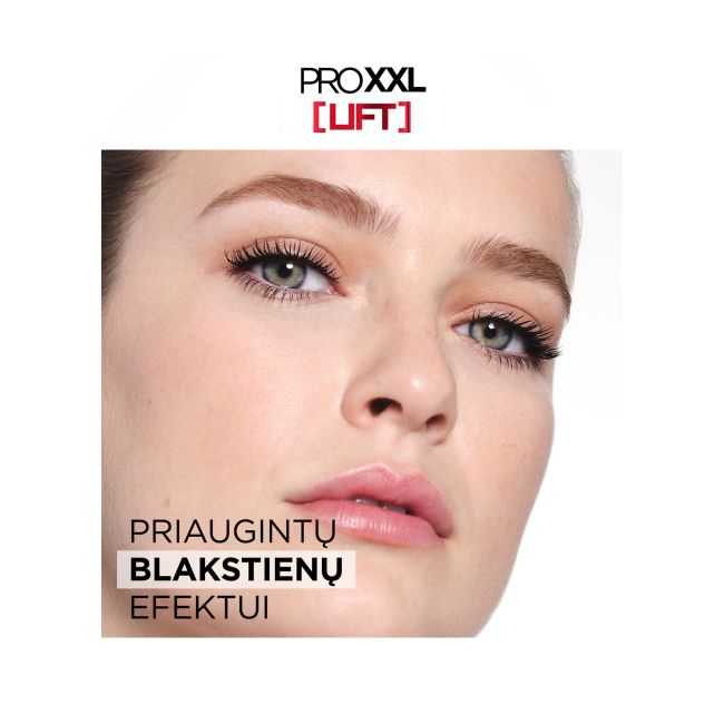 L'OREAL PRO XXL LIFT blakstienų tušas (7,2 ml x 6,4 ml)