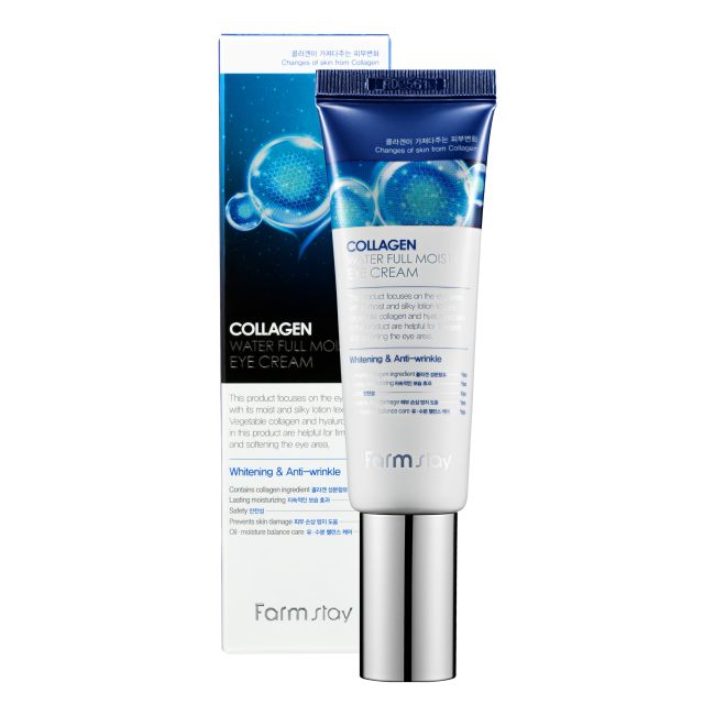 FARMSTAY COLLAGEN WATER FULL MOIST paakių kremas, 50 ml