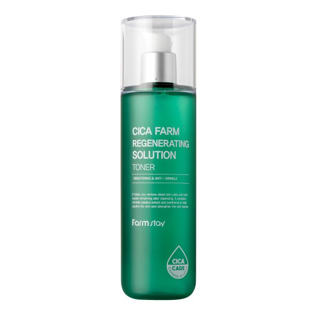 FARMSTAY CICA FARM REGENERATING SOLUTION veido tonikas, 200 ml