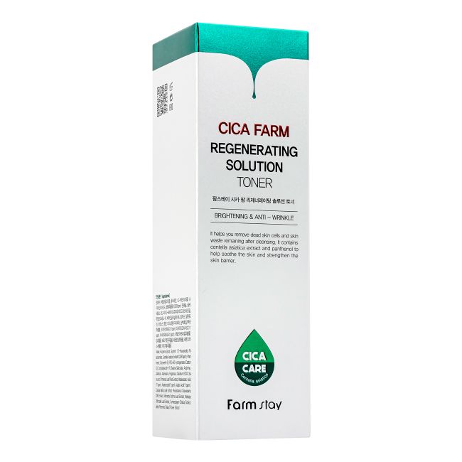 FARMSTAY CICA FARM REGENERATING SOLUTION veido tonikas, 200 ml