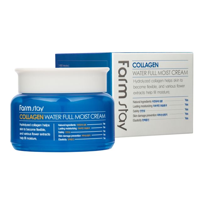 FARMSTAY COLLAGEN WATER FULL MOIST veido kremas, 100 g