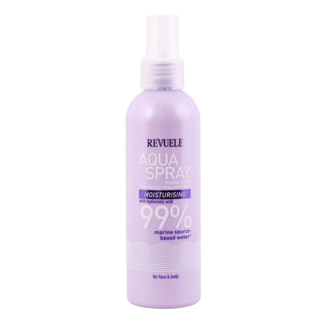 REVUELE AQUA MOISTURISING veido ir kūno purškiklis, 200 ml