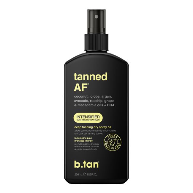 B.TAN TANNED AF INTENSIFIER kūno įdegio aliejus, 236 ml