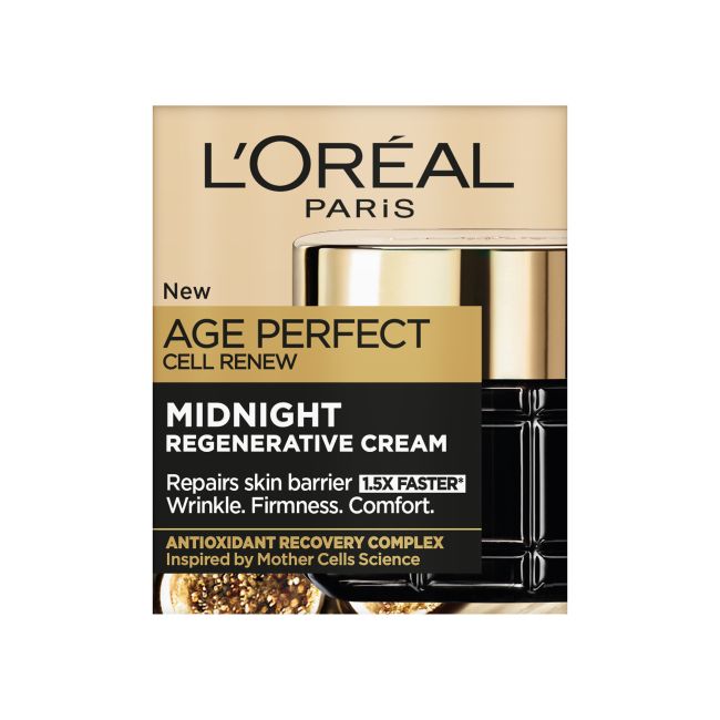 L'OREAL AGE PERFECT MIDNIGHT REGENERATIVE naktinis kremas, 50 ml