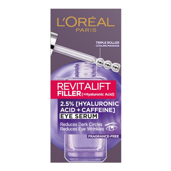 L'OREAL REVITALIFT FILLER paakių serumas, 20 ml