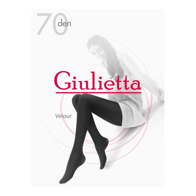 GIULIETTA VELOUR 70 DEN NERO pėdkelnės