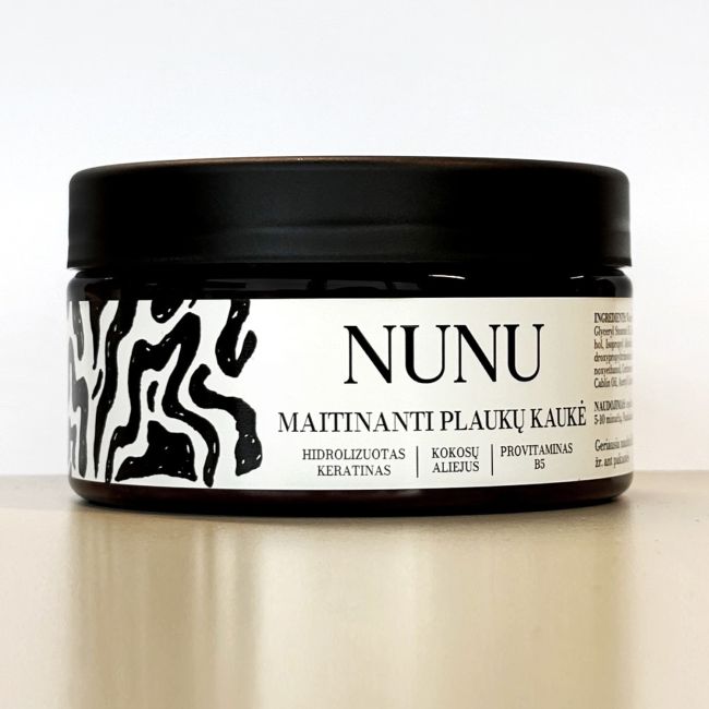 NUNU BY SIMONA NAINĖ maitinamoji plaukų kaukė, 200 ml