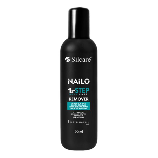 SILCARE NAILO 1ST STEP nagų lako valiklis, 90 ml