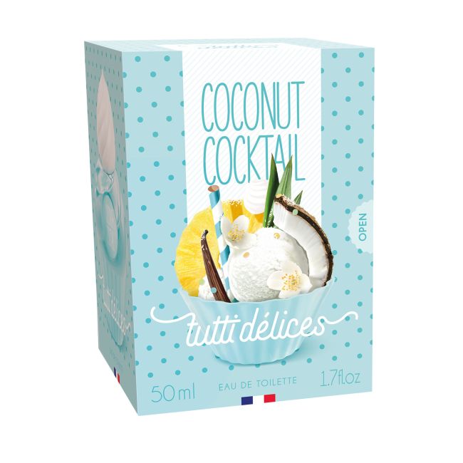 TUTTI DELICES COCONUT COCTAIL tualetinis moterų vanduo, 50 ml