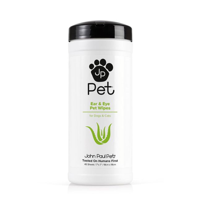 PAUL MITCHELL PET ausų ir akių valymo servetėlės šunų ir kačių priežiūrai (45 vnt.)