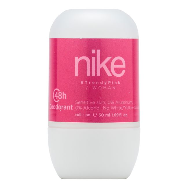 NIKE TRENDY PINK rutulinis moterų dezodorantas, 50 ml