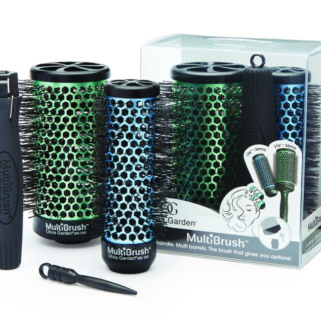 OLIVIA GARDEN MULTIBRUSH šepečių rinkinys (56 + 36 mm + rankena)
