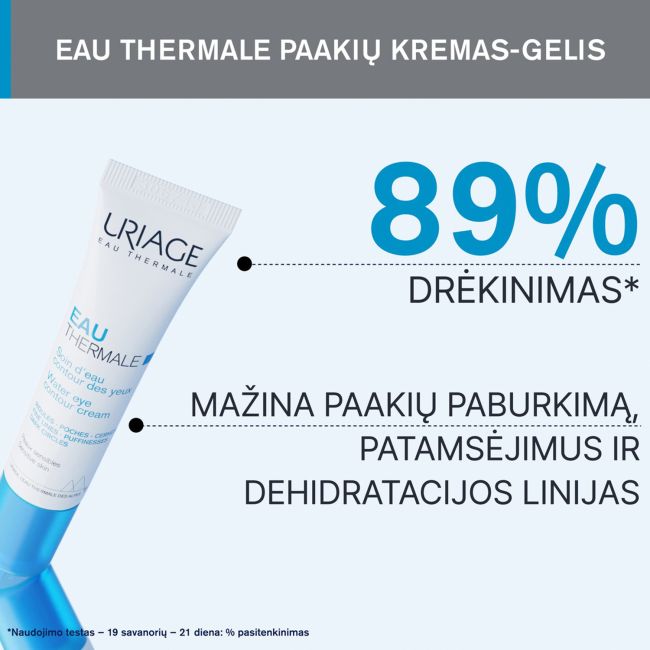 URIAGE EAU THERMALE WATER akių kontūro kremas, 15 ml