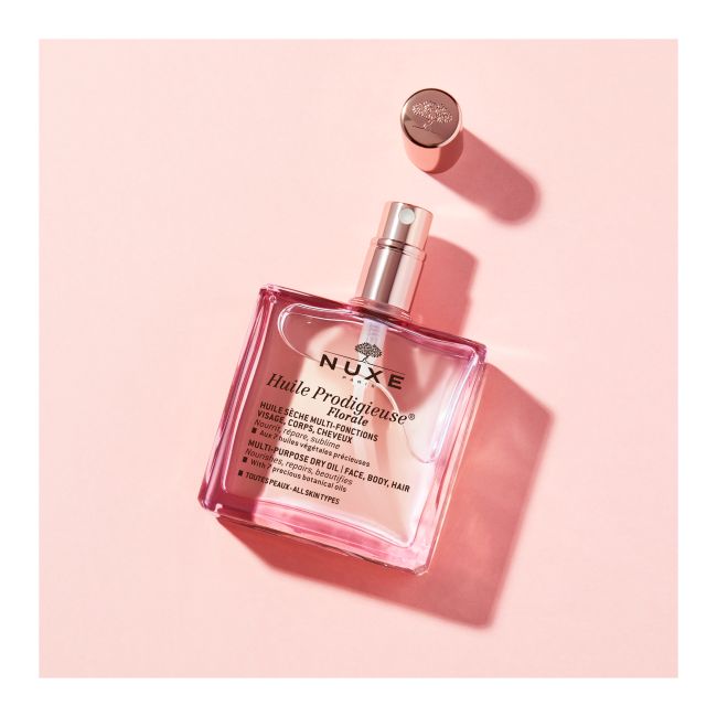 NUXE HUILE PRODIGIEUSE FLORALE sausasis veido, kūno, plaukų aliejus, 50 ml