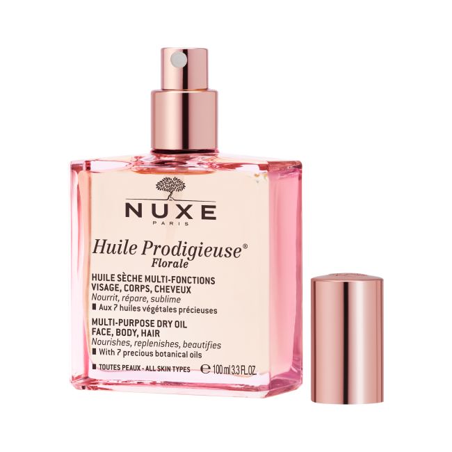 NUXE HUILE PRODIGIEUSE FLORALE sausasis veido, kūno, plaukų aliejus, 100 ml