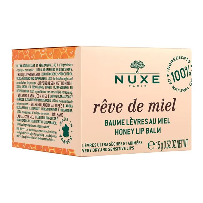 NUXE REVE DE MIEL HONEY lūpų balzamas, 15 g