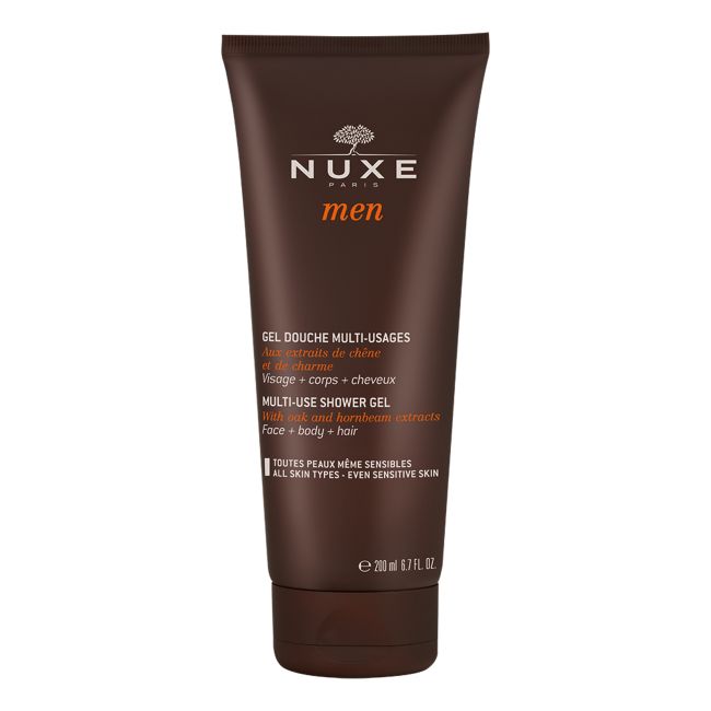 NUXE MEN MULTI-USE vyrų veido, kūno ir plaukų dušo želė, 200 ml