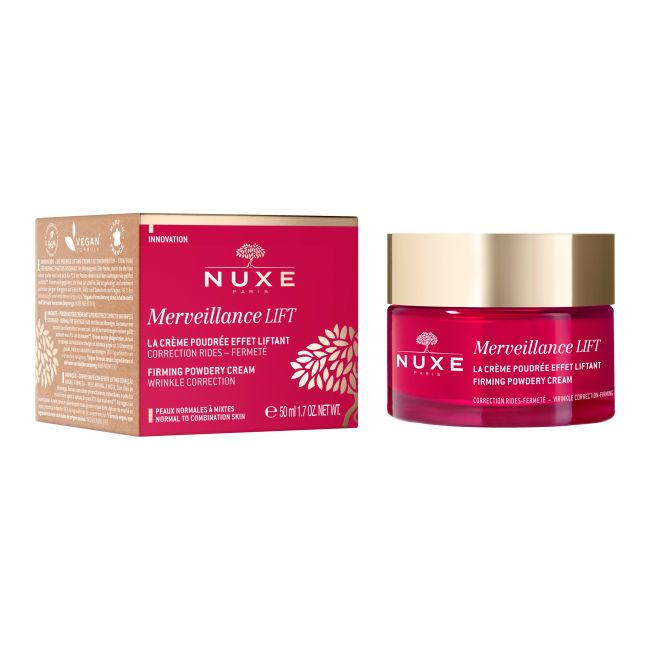 NUXE MERVEILLANCE LIFT POWDERY veido kremas, 50 ml