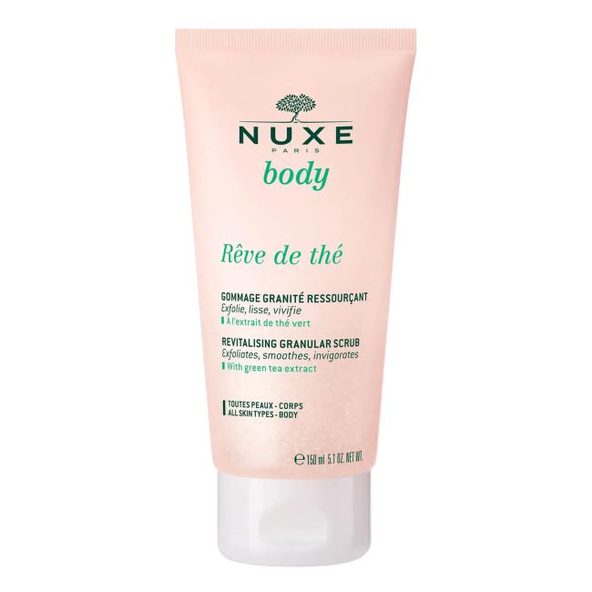 NUXE REVE DE THE REVITALISING GRANULA kūno šveitiklis, 150 ml