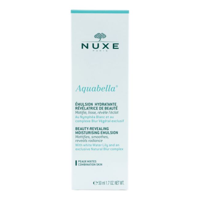 NUXE AQUABELLA BEAUTY - REVEALING MOISTURISING veido emulsija, 50 ml