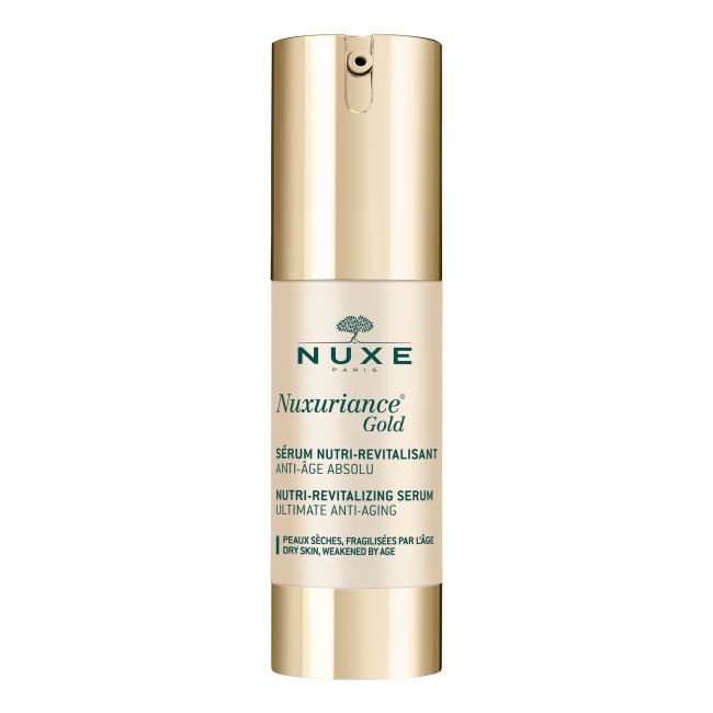 NUXE NUXURIANCE GOLD NUTRI-REVITALISANT veido serumas, 30 ml