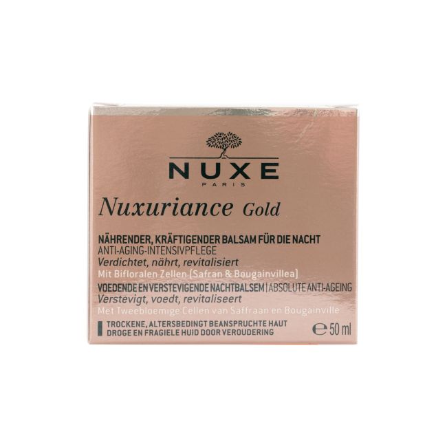 NUXE NUXURIANCE GOLD NUTRI-FORTIFIANT naktinis veido balzamas, 50 ml