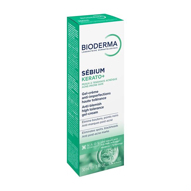 BIODERMA SEBIUM KERATO+ veido želė kremas, 30 ml