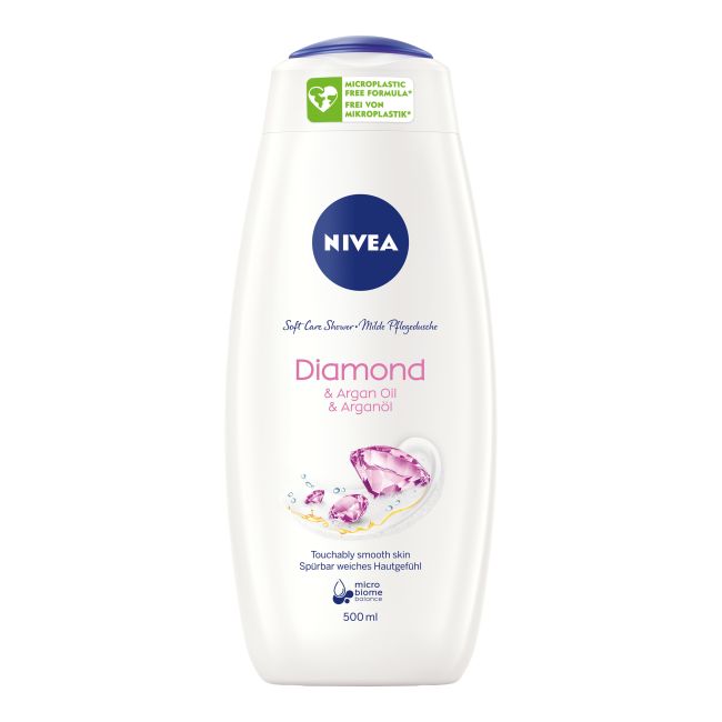 NIVEA DIAMOND & ARGAN OIL dušo želė, 500 ml