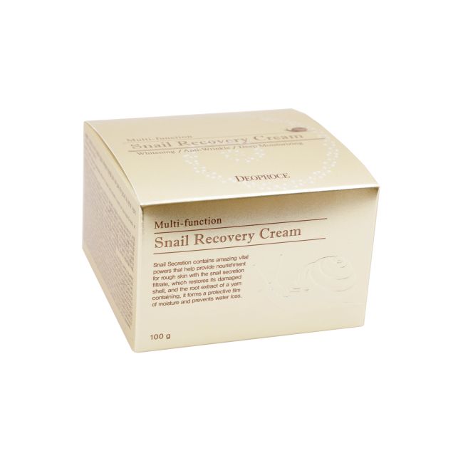 DEOPROCE SNAIL RECOVERY veido kremas, 100 g