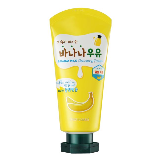 KWAILNARA BANANA MILK veido prausimosi putos, 120 ml