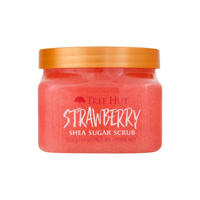 TREE HUT STRAWBERRY kūno šveitiklis, 510 g