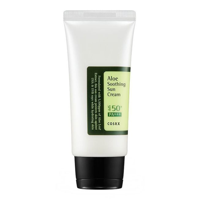 COSRX ALOE SOOTHING SUN SPF50+ apsauginis kremas nuo saulės, 50 ml