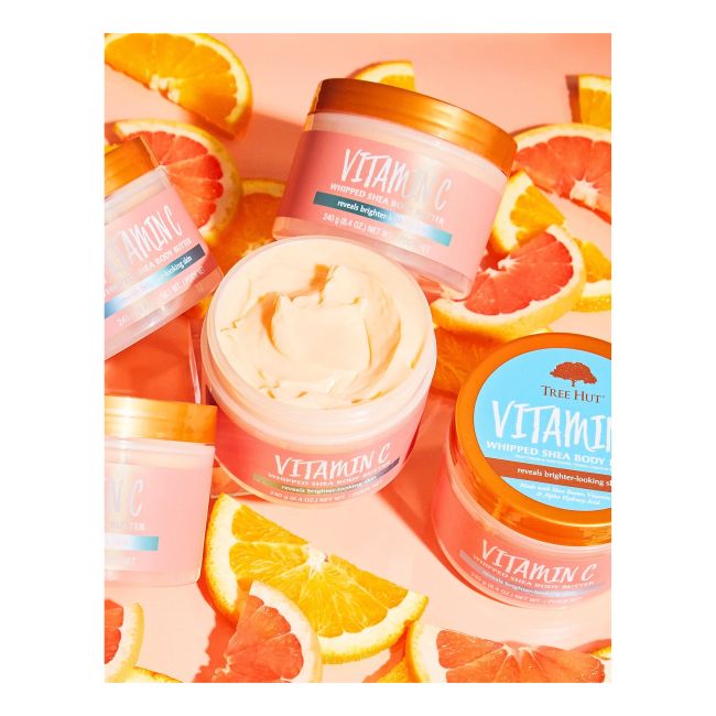 TREE HUT VITAMIN C WHIPPED SHEA kūno sviestas, 240 g
