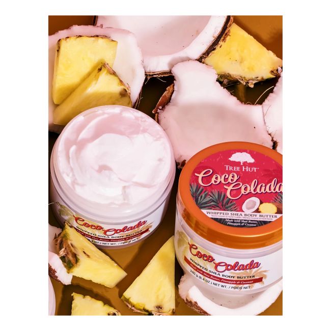 TREE HUT COCO COLADA WHIPPED SHEA kūno sviestas, 240 g