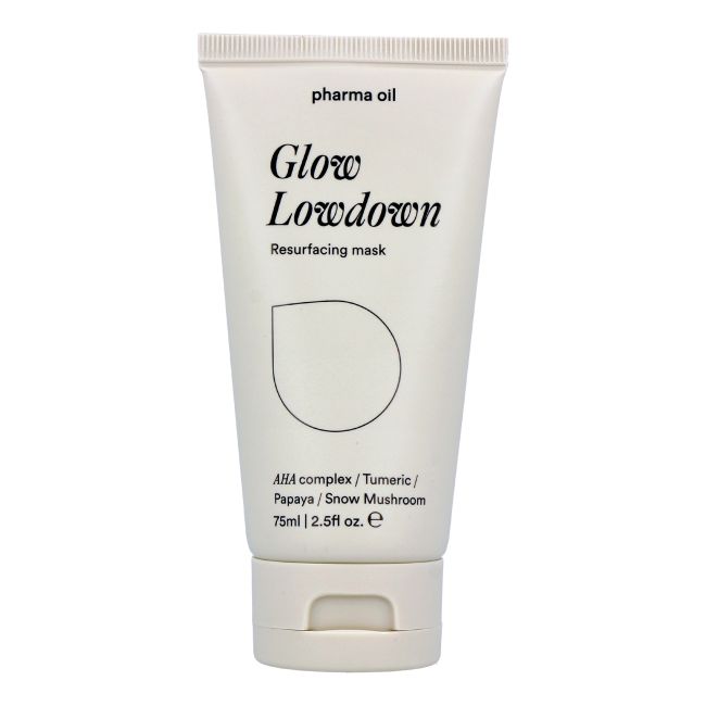PHARMA OIL GLOW LOWDOWN AHA rūgščių veido kaukė, 75 ml